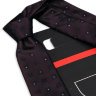Бордовый галстук в квадрат  Basile 843793