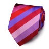 Ярко-розовый полосатый галстук Christian Lacroix 837458