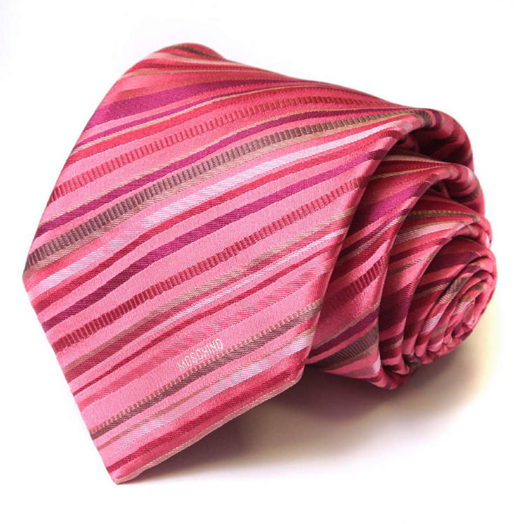 Оригинальный галстук в красных тонах Moschino 36046