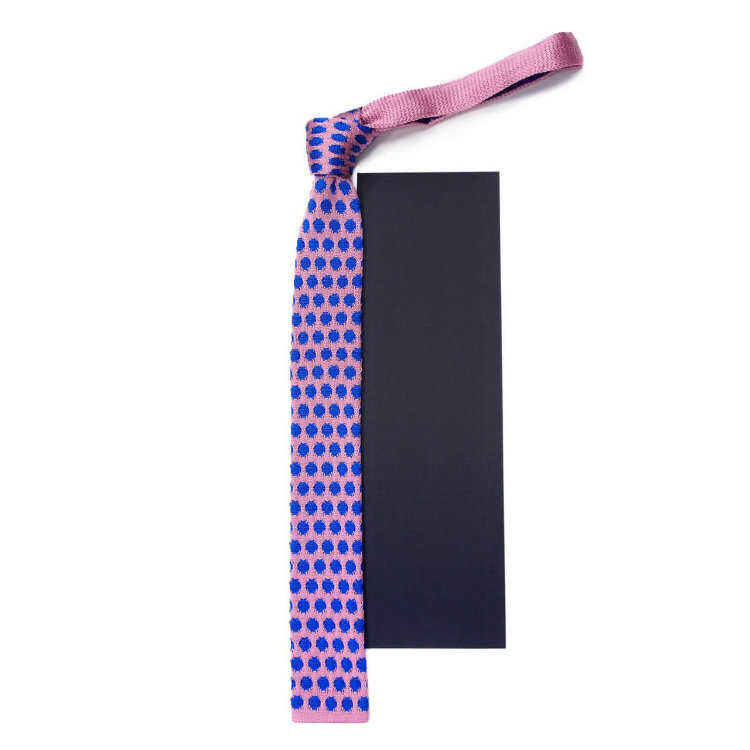 Узкий вязаный галстук из шелка Maurizio Milano 827549