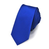 Узкий молодежный галстук синий 843808