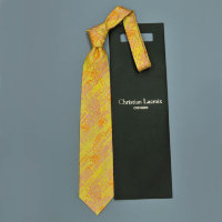 Классический шелковый галстук в ярких тонах Christian Lacroix 836303