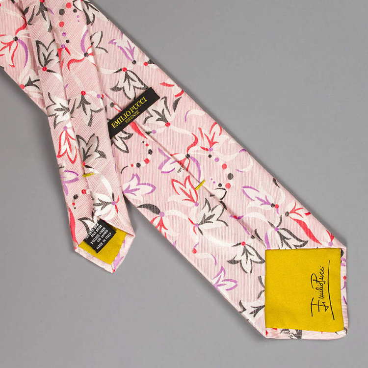 Стильный галстук с цветами Emilio Pucci 101797