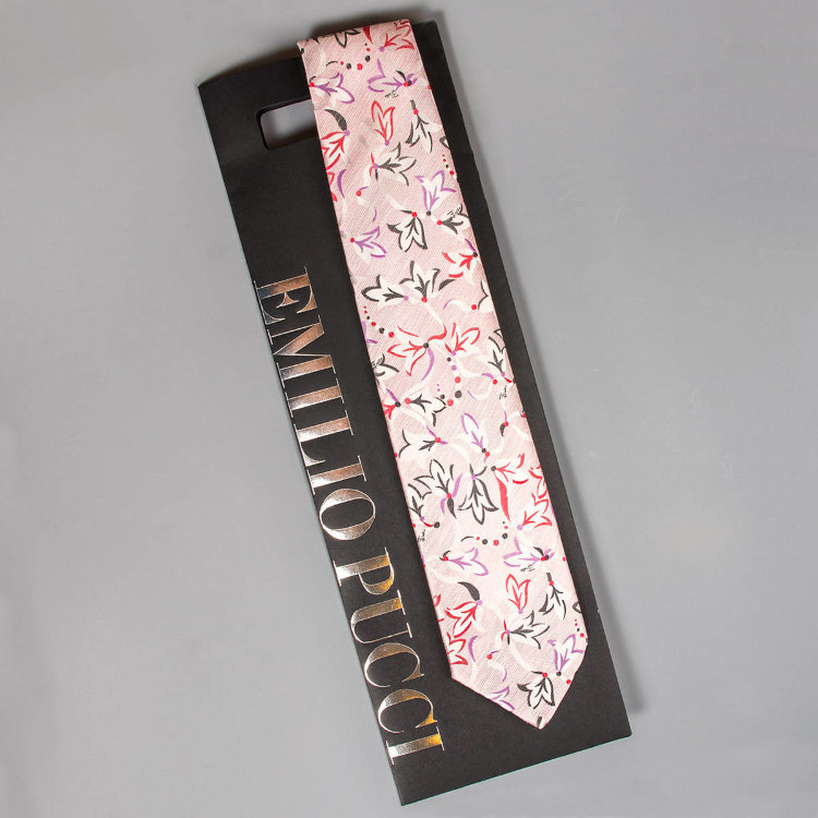 Стильный галстук с цветами Emilio Pucci 101797