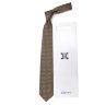 Стильный оливковый галстук с меланжевыми вкраплениями Celine 823206