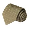 Светлый галстук с мелкими буквами Celine 57918