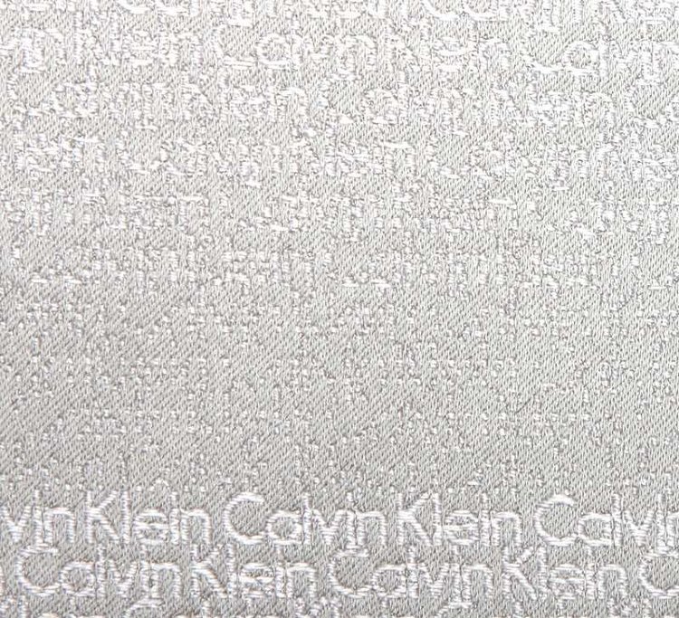 Светло-серый галстук с логотипами Calvin Klein 2102