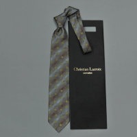 Стильный брендовый галстук с объемным принтом Christian Lacroix 836317