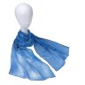 Синий шарф с цветком 38876