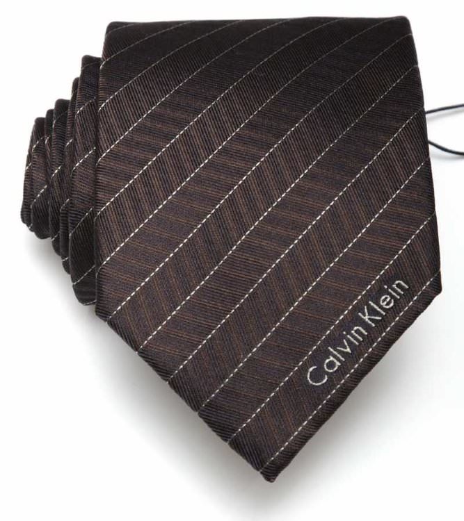 Темный мужской галстук Calvin Klein 2108